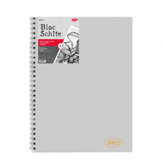 Bloc a3 schite 120g 80 file daco bd312 Bloc a3 schite 120g 80 file daco bd312