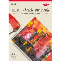 Bloc a4 panza pictura 300g 10 coli bd432 Bloc a4 panza pictura 300g 10 coli bd432