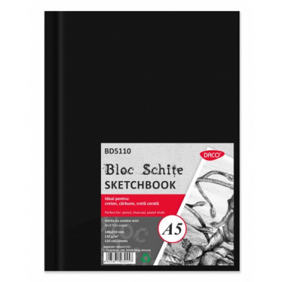 Bloc a5 schite 110g 110 file daco bd5110