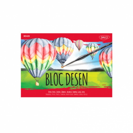 Bloc desen a4 15 file 250g daco bd426