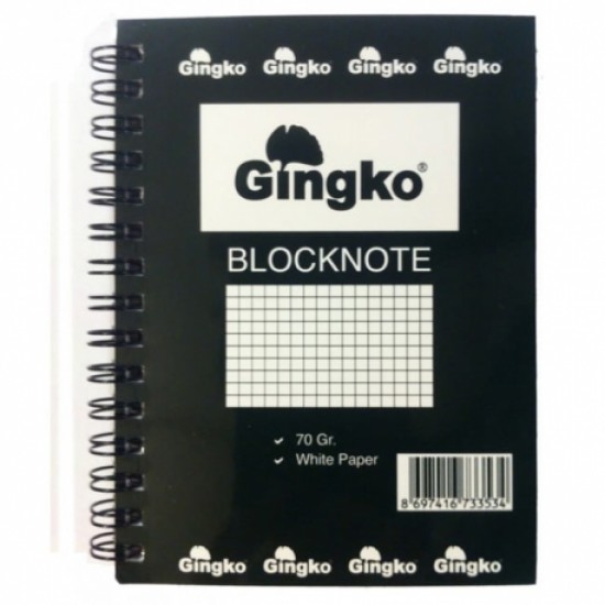Bloc notes a6 gingho