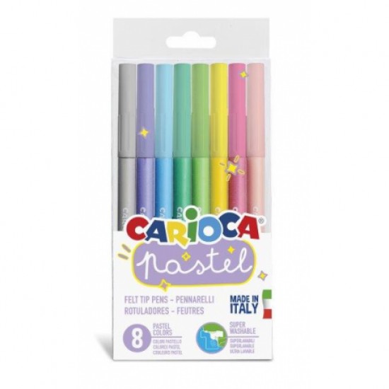 Carioca 8 culori pastel