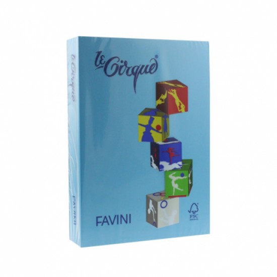 Carton colorat 160g/mp A3-Favini-204, albastru inchis