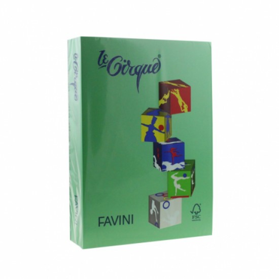 Carton colorat 160g/mp A3-Favini-208, verde inchis