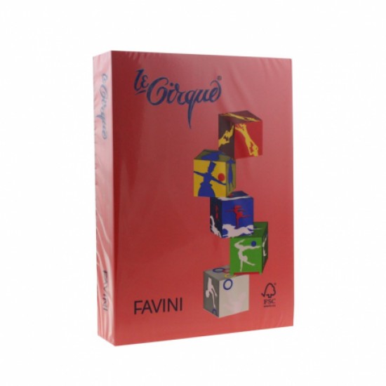 Carton colorat 160g/mp A3-Favini-209, rosu