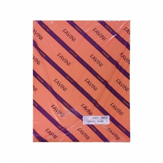 Carton color A1, 50x70 cm, 220g/mp, Favini x 20coli-03 portocaliu