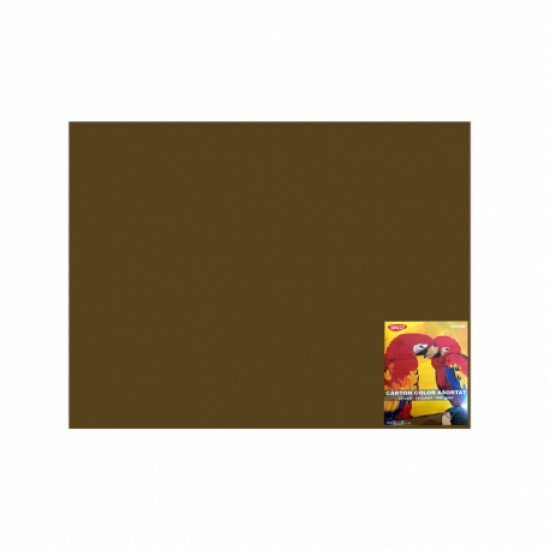 Carton color 50x65cm, 240g/mp, Daco x 10 coli/top-cn240ch maro ciocolatiu Carton color 50x65cm, 240g/mp, Daco x 10 coli/top-cn240ch maro ciocolatiu