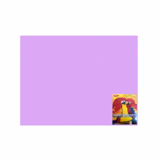 Carton color 50x65cm, 240g/mp, Daco x 10 coli/top-cn240l lila Carton color 50x65cm, 240g/mp, Daco x 10 coli/top-cn240l lila