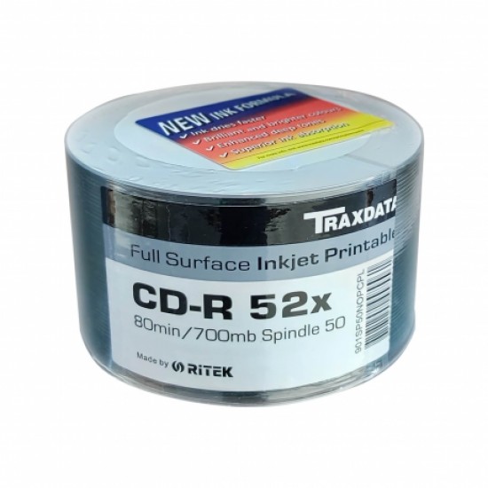 Cd traxdata printabil 52x 50/pa Cd traxdata printabil 52x 50/pa