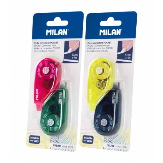 Corector banda pocket set 2 blister milan Corector banda pocket set 2 blister milan
