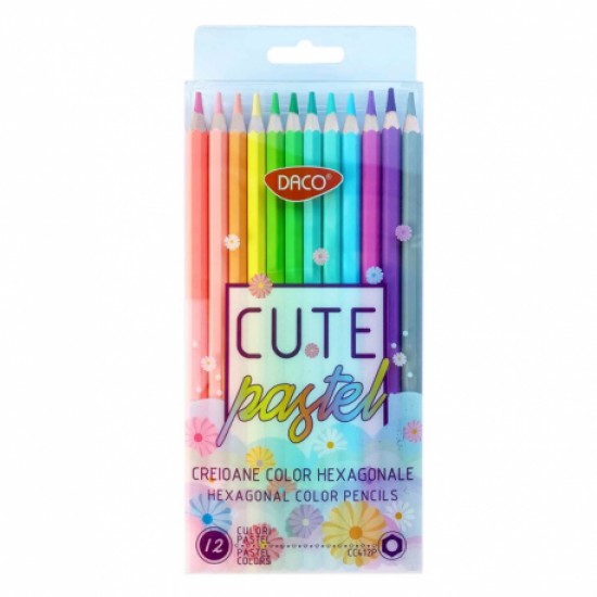 Creion color 12 pastel daco cc412p Creion color 12 pastel daco cc412p