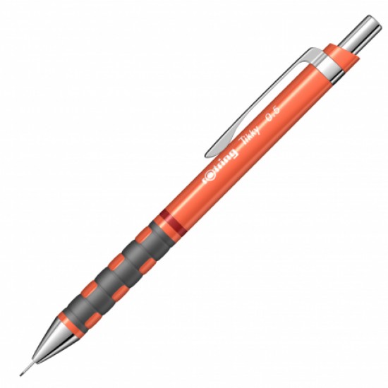 Creion mecanic tiki ii  iii 0.5 portocaliu