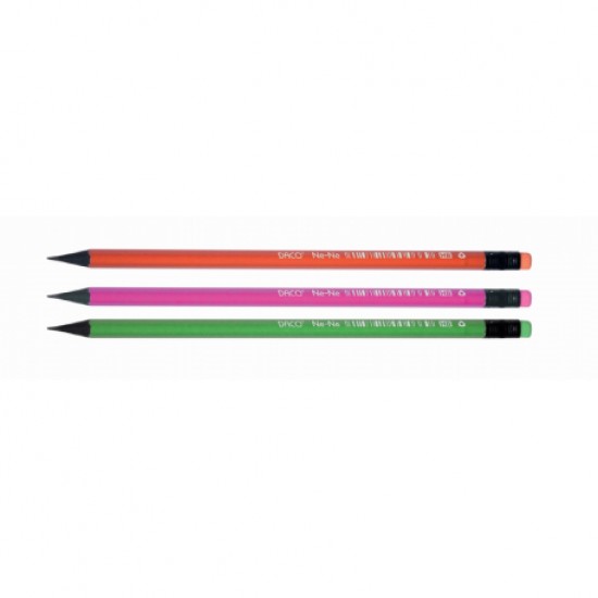 Creion negru cu radiera ne-ne daco cg201 Creion negru cu radiera ne-ne daco cg201