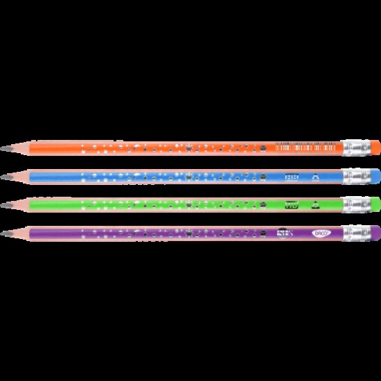 Creion negru cu radiera sls daco cg109 Creion negru cu radiera sls daco cg109