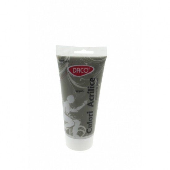 Culori acril 200ml daco argintiu cu3200 Culori acril 200ml daco argintiu cu3200