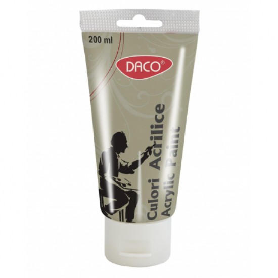 Culori acril 200ml daco gri inchis cu3200 Culori acril 200ml daco gri inchis cu3200