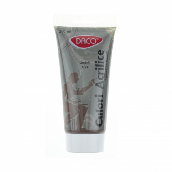 Culori acril 200ml daco umbra arsa Culori acril 200ml daco umbra arsa