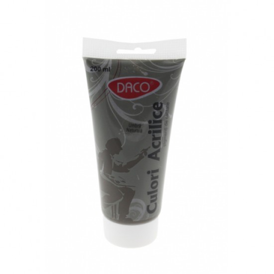 Culori acril 200ml daco umbra naturala cu3200 Culori acril 200ml daco umbra naturala cu3200