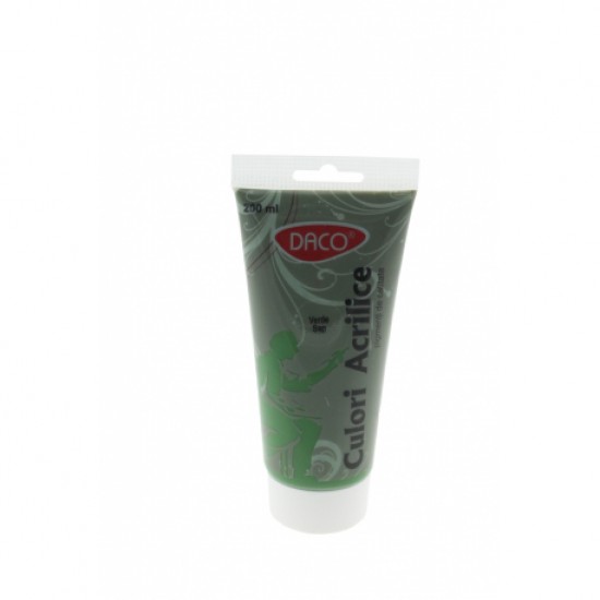 Culori acril 200ml daco verde sap cu3200 Culori acril 200ml daco verde sap cu3200