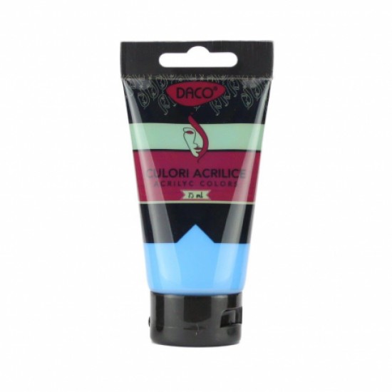 Culori acril 75ml daco albastru ceruleum cu375ac Culori acril 75ml daco albastru ceruleum cu375ac