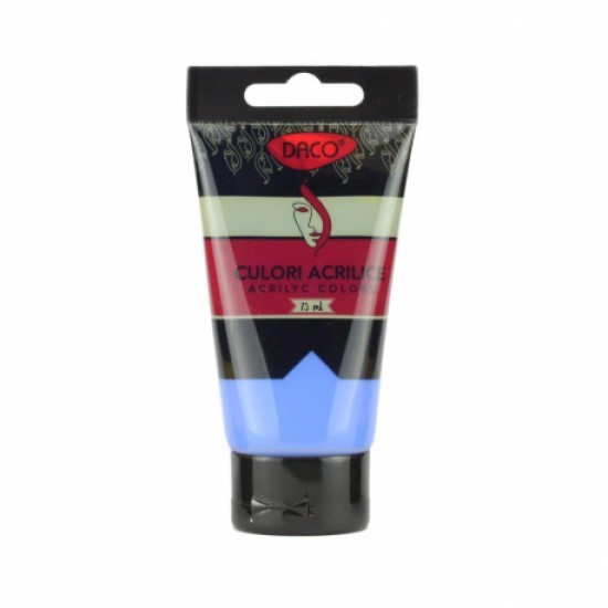 Culori acril 75ml daco albastru cobalt cu375aco Culori acril 75ml daco albastru cobalt cu375aco