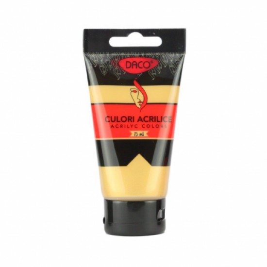 Culori acril 75ml daco auriu cu375au Culori acril 75ml daco auriu cu375au