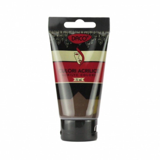 Culori acril 75ml daco umbra naturala cu375un