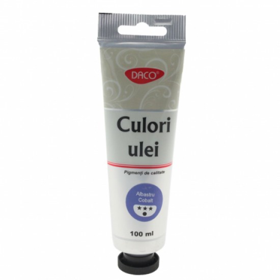 Culori ulei 100ml daco albastru cobalt cu4100 Culori ulei 100ml daco albastru cobalt cu4100