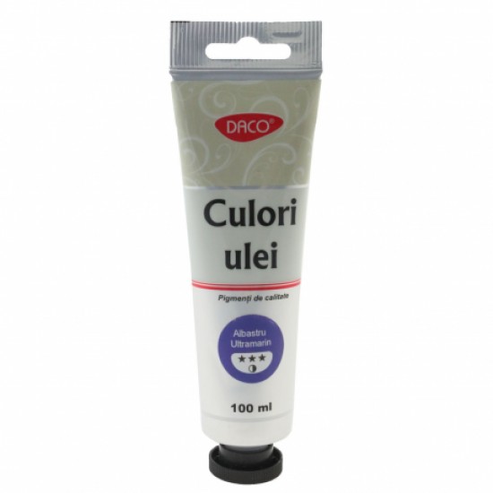 Culori ulei 100ml daco albastru ultramarin cu4100 Culori ulei 100ml daco albastru ultramarin cu4100