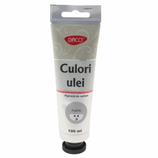 Culori ulei 100ml daco argintiu cu4100