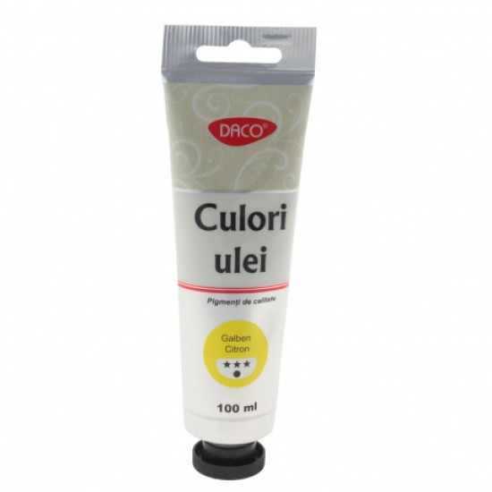 Culori ulei 100ml daco galben citron cu4100 Culori ulei 100ml daco galben citron cu4100