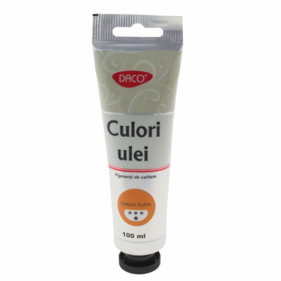 Culori ulei 100ml daco galben inchis cu4100 Culori ulei 100ml daco galben inchis cu4100