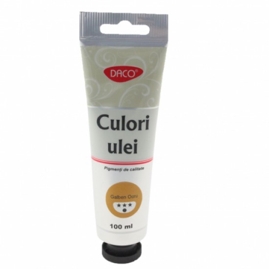 Culori ulei 100ml daco galben ocru cu4100 Culori ulei 100ml daco galben ocru cu4100
