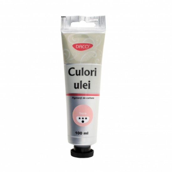 Culori ulei 100ml daco sepia cu4100 Culori ulei 100ml daco sepia cu4100