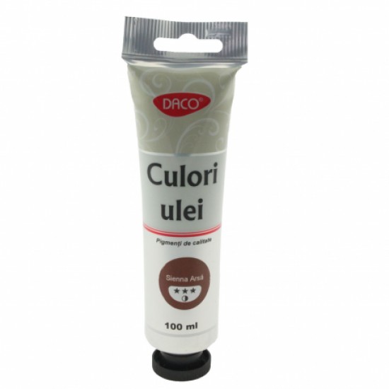 Culori ulei 100ml daco siena arsa cu4100 Culori ulei 100ml daco siena arsa cu4100