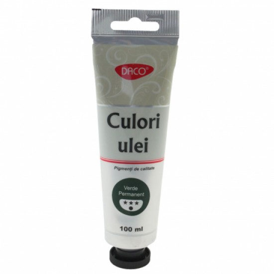 Culori ulei 100ml daco verde permanent cu4100 Culori ulei 100ml daco verde permanent cu4100