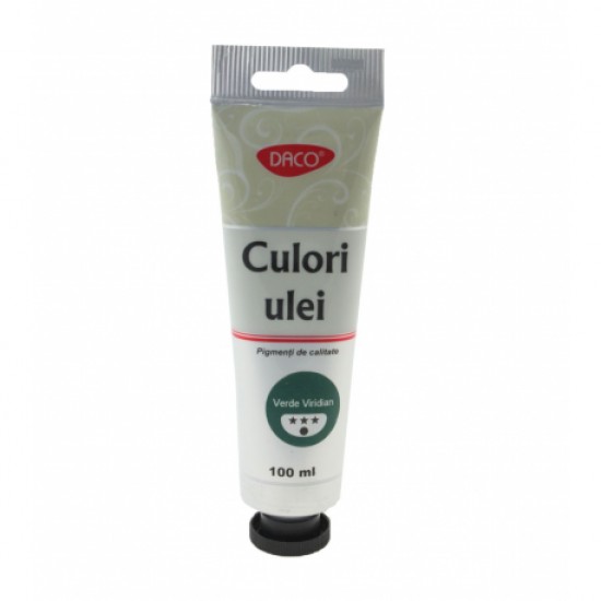 Culori ulei 100ml daco verde viridian Culori ulei 100ml daco verde viridian