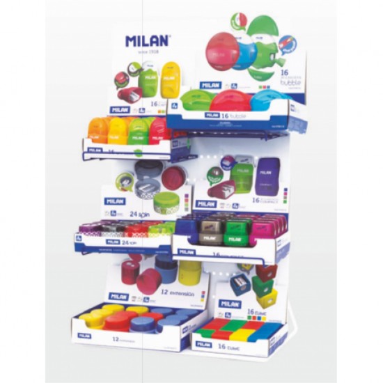 Display ascutitori cu radiera milan cod zvm99191001 Display ascutitori cu radiera milan cod zvm99191001