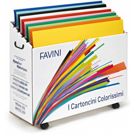 Display carton colorat 70x100 set 500 coli prisma favini 000, in  culori asortate