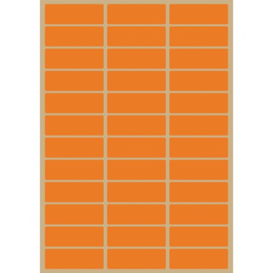 Etichete autoadezive a4 color portocaliu