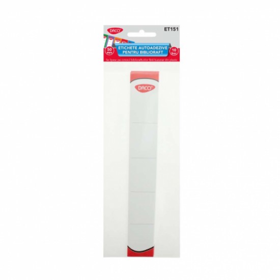 Etichete autocolante set 10 pt. biblioraft 50 mm et151 Etichete autocolante set 10 pt. biblioraft 50 mm et151