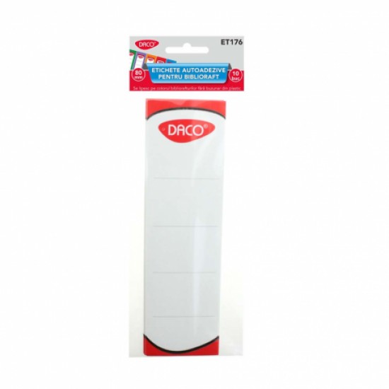 Etichete autocolante set 10 pt. biblioraft 75 mm et176 Etichete autocolante set 10 pt. biblioraft 75 mm et176
