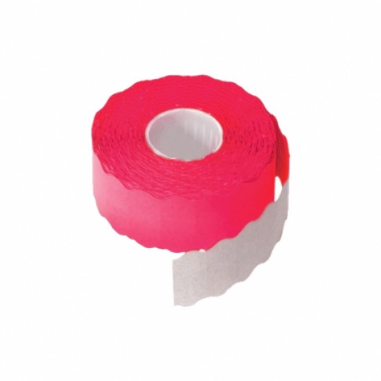 Etichete rola pret ondulate roz ecada 600 buc Etichete rola pret ondulate roz ecada 600 buc