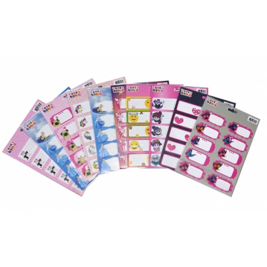 Etichete scolare 3/set 10buc/coala Etichete scolare 3/set 10buc/coala