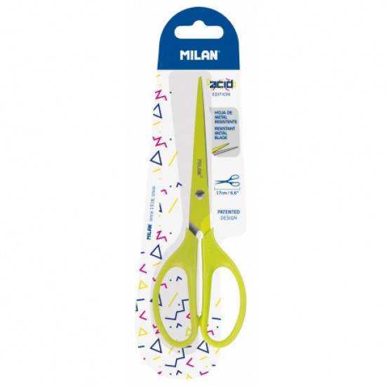 Foarfeca milan 17cm acid galbena Foarfeca milan 17cm acid galbena