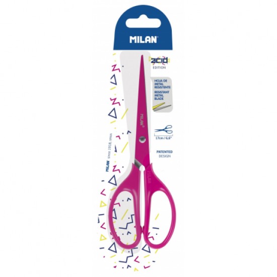 Foarfeca milan 17cm acid roz Foarfeca milan 17cm acid roz
