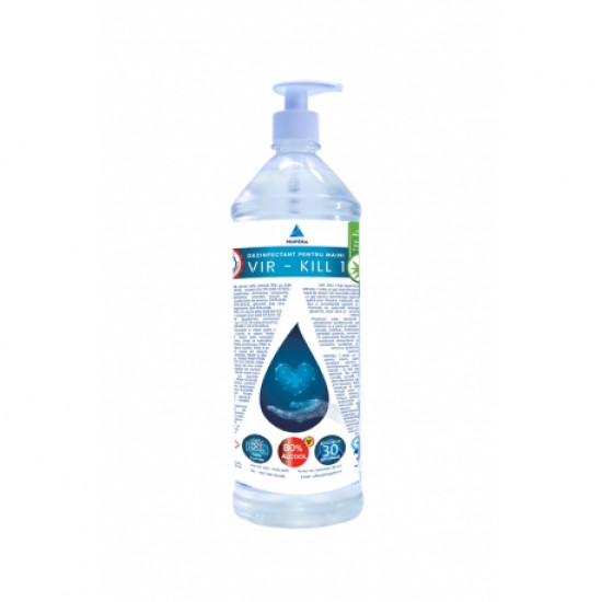 Gel antibacterian biocid si virucid 1l vir-kill Gel antibacterian biocid si virucid 1l vir-kill