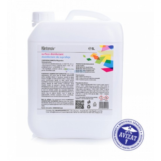 Gel dezinfectant pentru suprafete 5l klintesiv Gel dezinfectant pentru suprafete 5l klintesiv