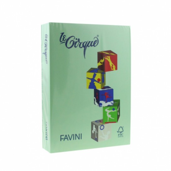 Hartie colorata A4, 80g/mp 500 de coli-Favini 107, verde deschis Hartie colorata A4, 80g/mp 500 de coli-Favini 107, verde deschis