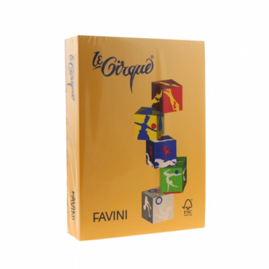 Hartie colorata A4, 80g/mp 500 de coli-Favini 201, galben auriu Hartie colorata A4, 80g/mp 500 de coli-Favini 201, galben auriu
